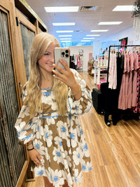 Stella Mae Floral Babydoll Dress