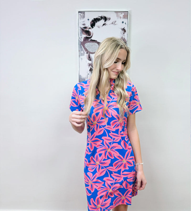 Montauk Dress | Tiki Time Pink