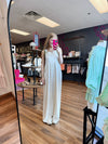 Olivia Oatmeal Jumpsuit