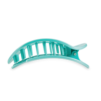 Round Flat Hair Clip | Large | Totally Turquoise