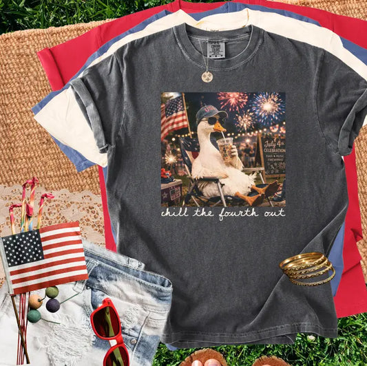 Chill The Fourth Out Tee (RED)