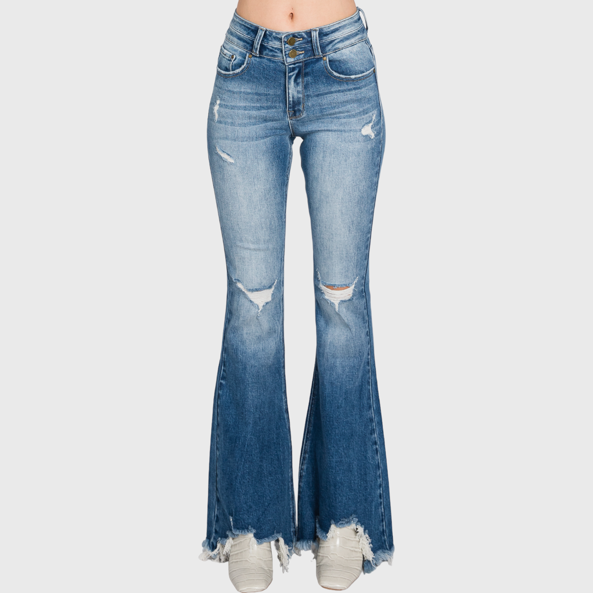 Petra High Rise Super Flare Denim