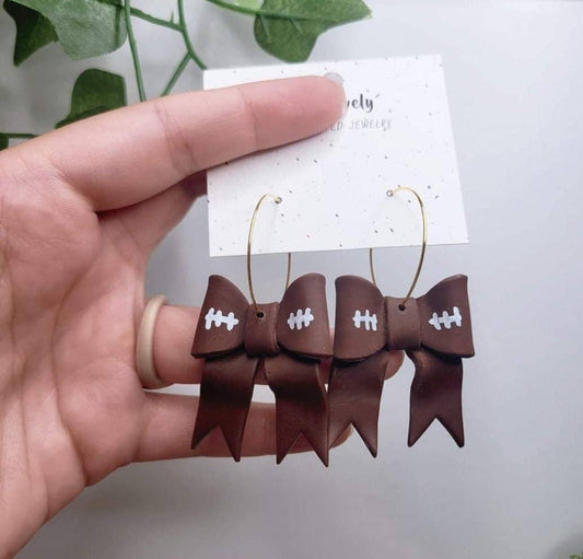 Big Bow Football Hoops