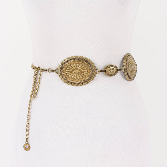 Vintage Metal Chain Belt: ATG