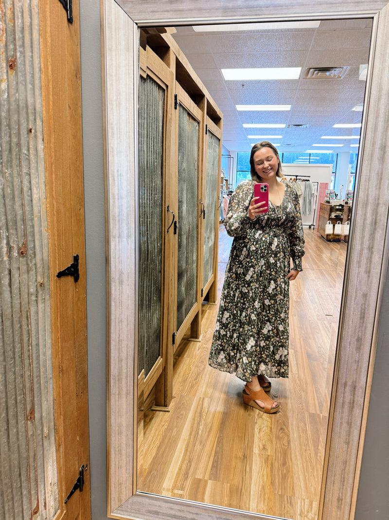 Hayden Smocked Floral Maxi