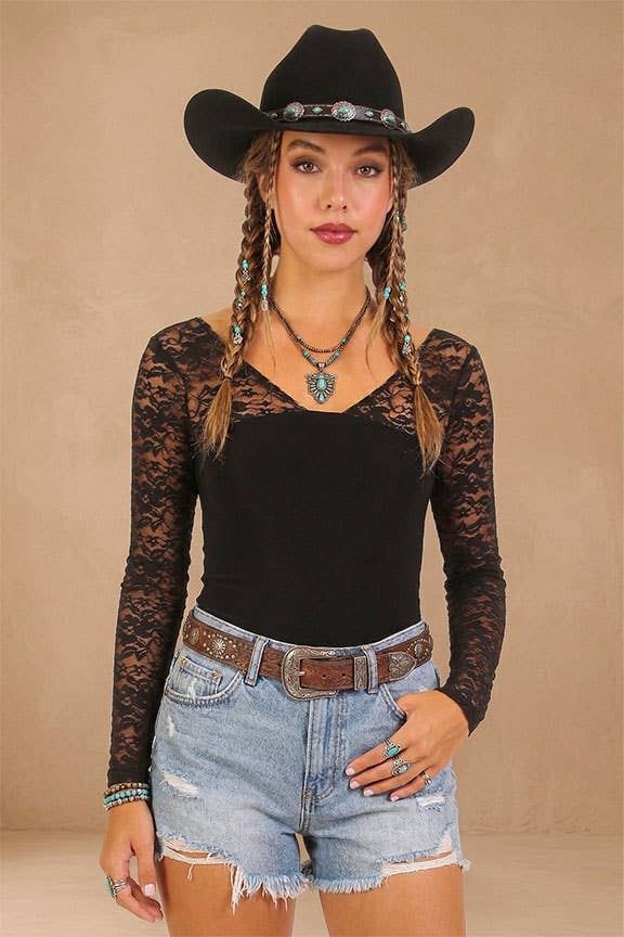 Lace Me Up Top Two Colors!