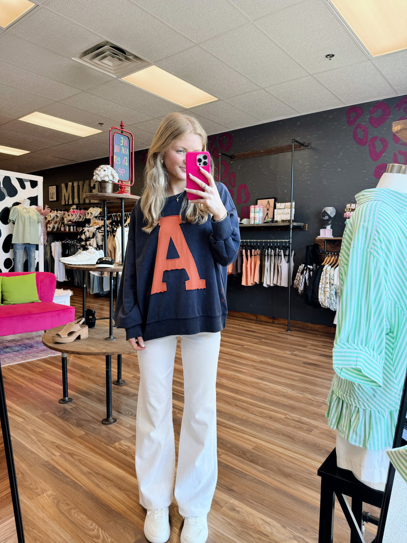 Vintage Long-Sleeve AU/AL Top