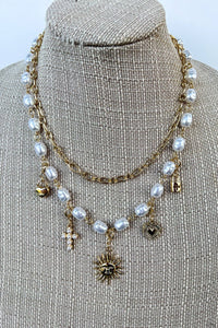 2 Layer Charm Necklace