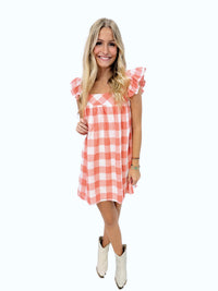 Willow Gingham Print Dress