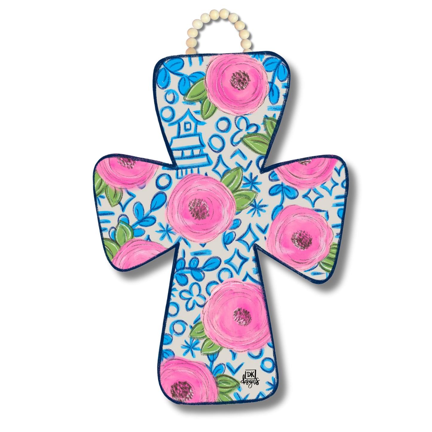 Chinoiserie Cross Door Hanger