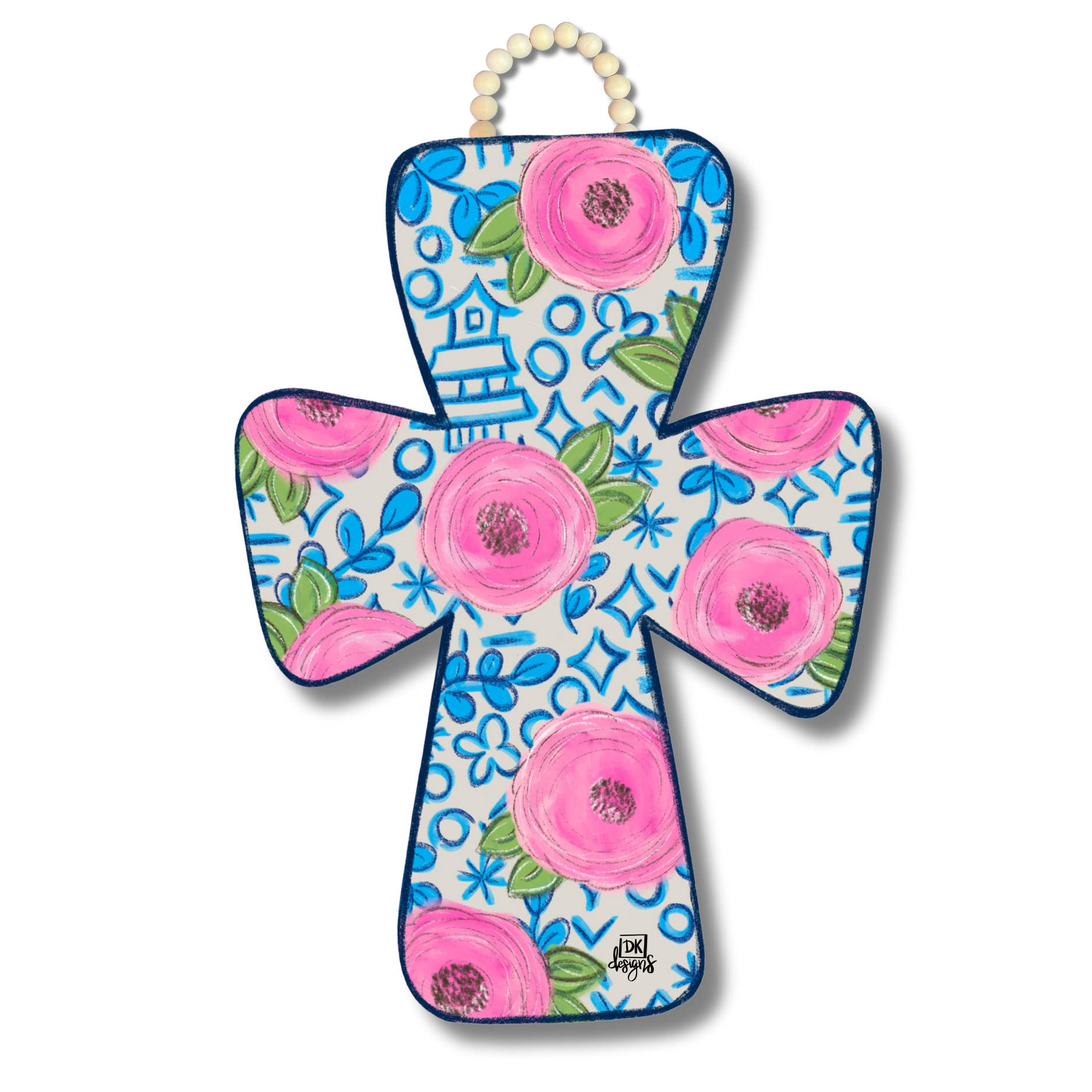 Chinoiserie Cross Door Hanger