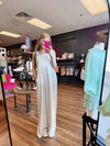 Olivia Oatmeal Jumpsuit