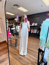 Olivia Oatmeal Jumpsuit