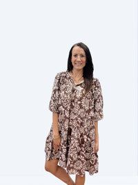 Megan Boho Babydoll Dress