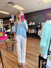 Mimi Short Dolman Sleeve Sweater Top