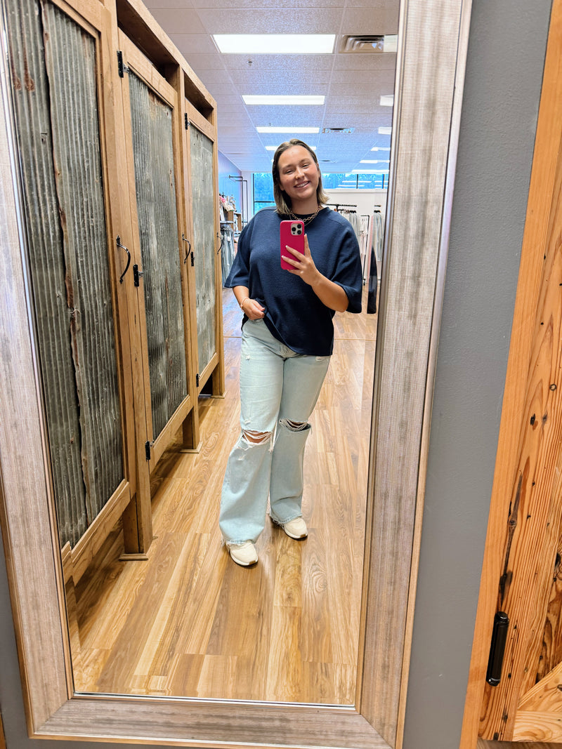 Kaitlin 3/4 Sleeve Knit Top