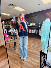 Vintage Short-Sleeve AU/AL Top