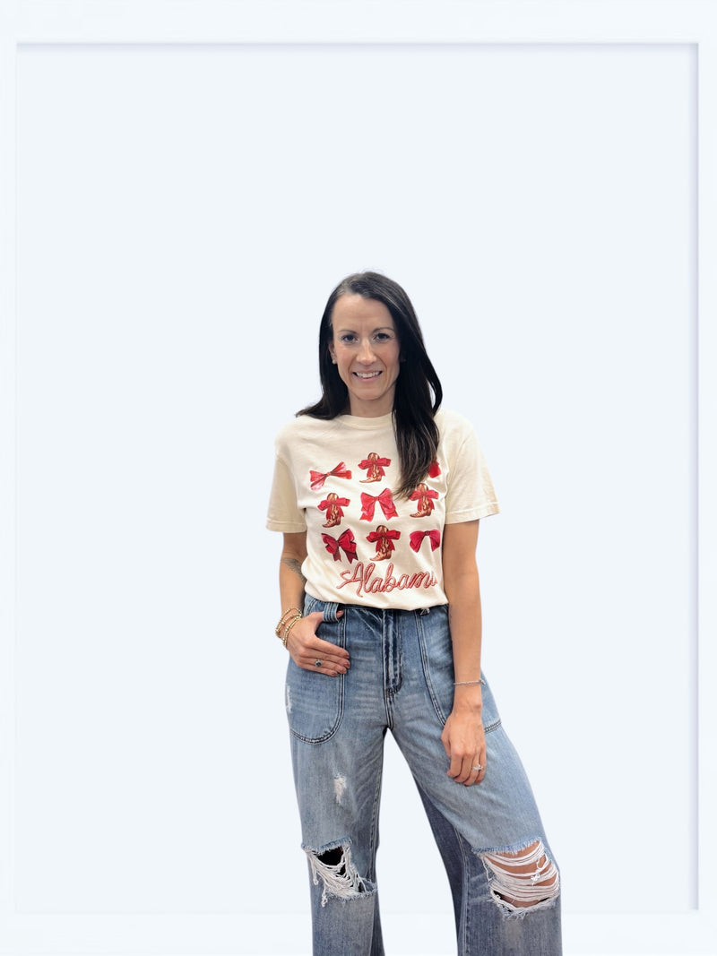 Bama Bows Comfort Color Graphic Tee