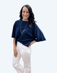 Kaitlin 3/4 Sleeve Knit Top
