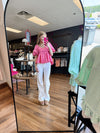 Lori Bubble Sleeve Peplum Top
