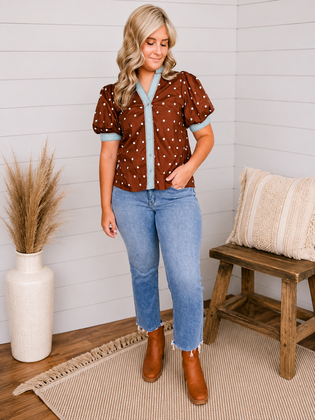 Coffee & Cream Top