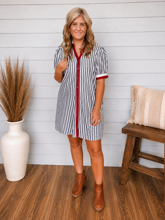 All My Dreams Striped Dress