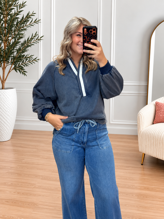 All the Right Stripes Pullover