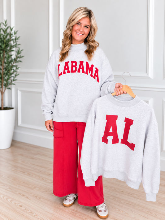 Red After Dark Mineral Wash Relaxed Pants