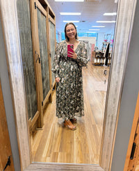Hayden Smocked Floral Maxi