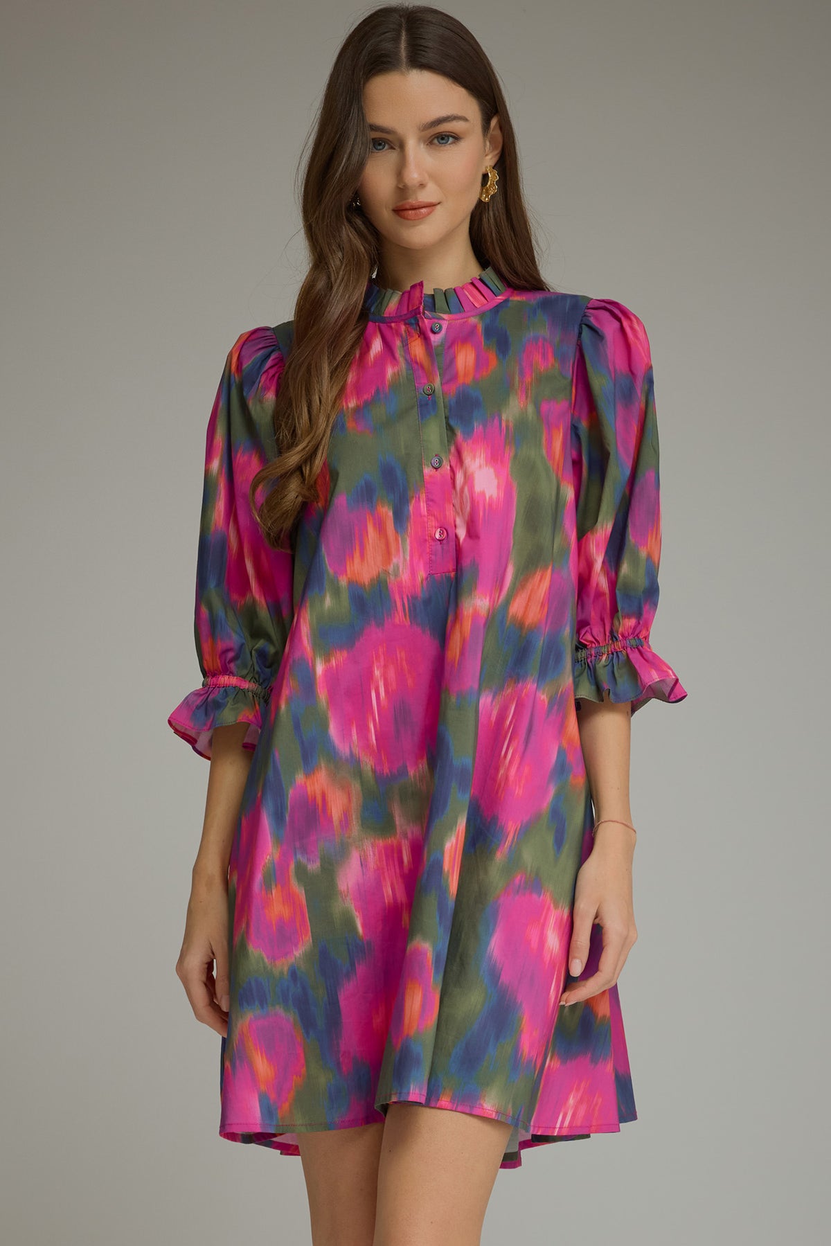 The Painted Petals Mini Dress 💖