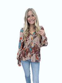 Mandy Groovy Flower Top