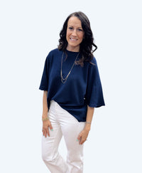 Kaitlin 3/4 Sleeve Knit Top
