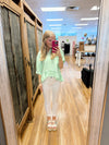 Nicole Striped Button-Down Babydoll Top