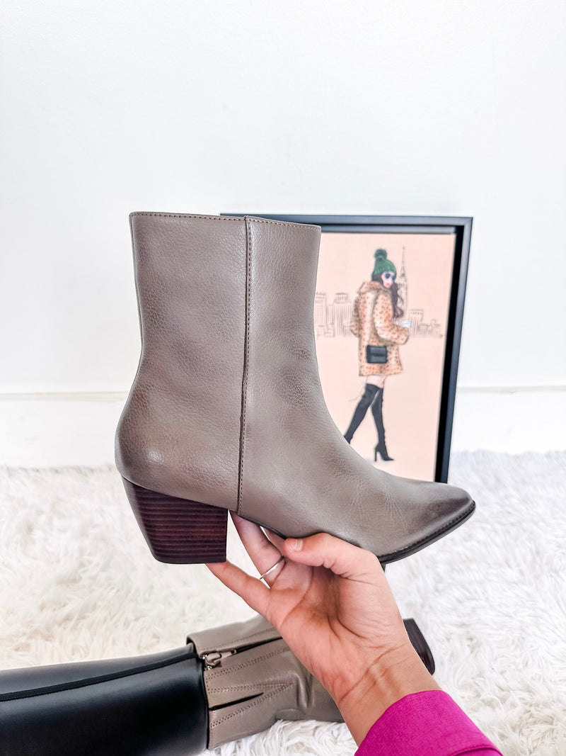 Holley Yael Grey Short Bootie