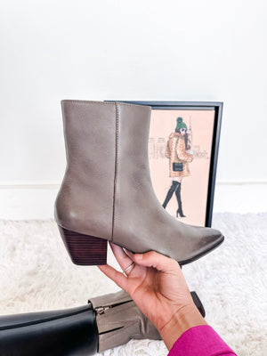 Holley Yael Grey Short Bootie