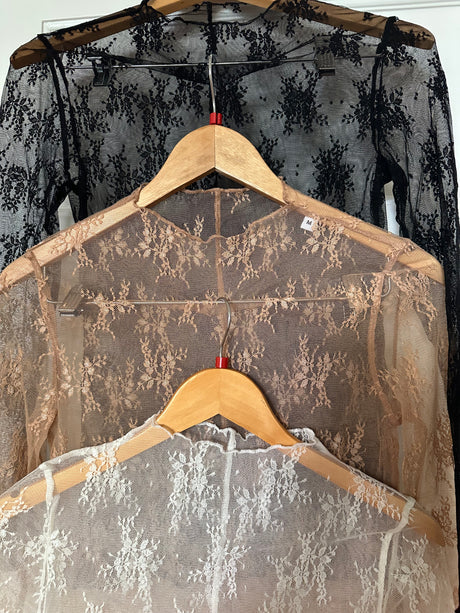 Floral Sheer Layering Top Two Colors!