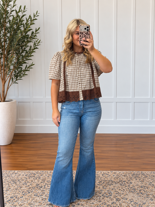 Kancan High Rise Super Flare Denim