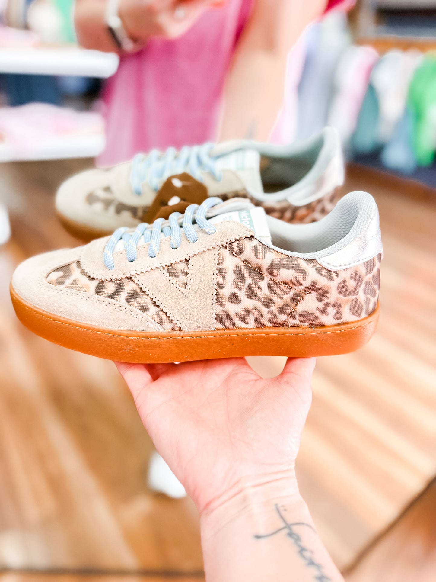Victoria Berlin Animal Print Sneaker Mutli Color