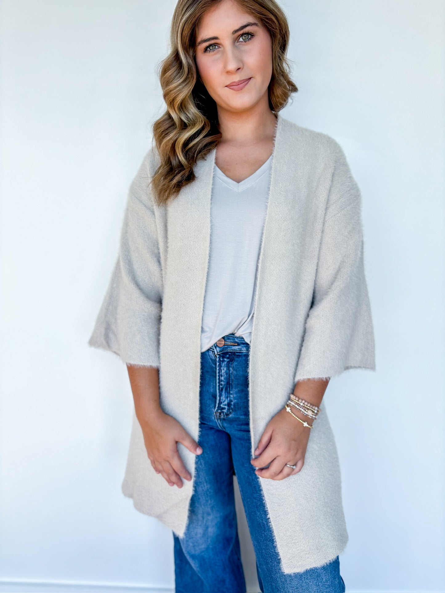 Snowfall Dreams Mohair Cardigan