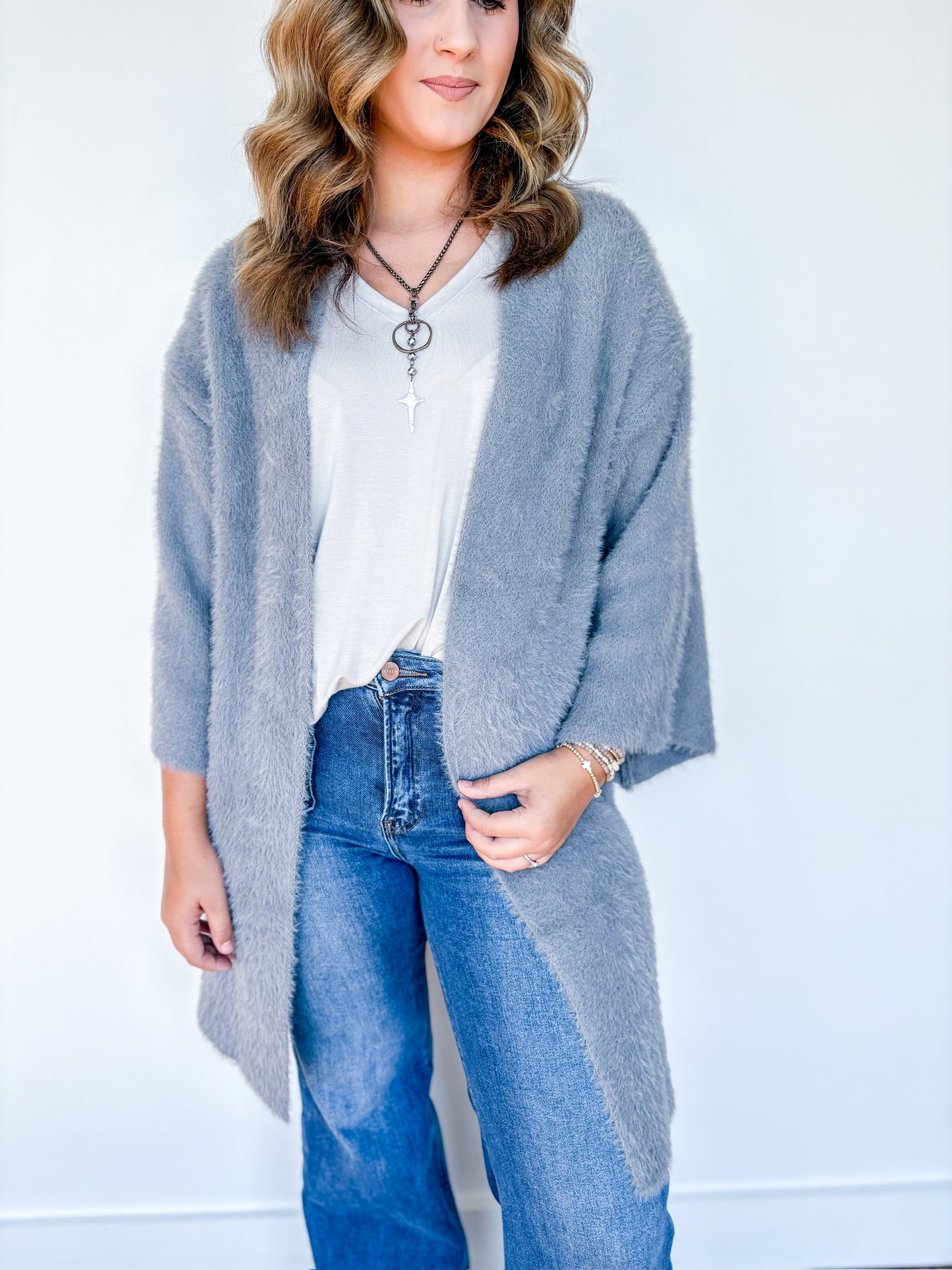 Snowfall Dreams Mohair Cardigan