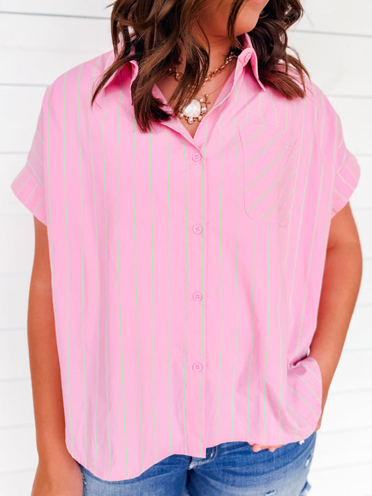 Sweet Sorbet Stripe Top