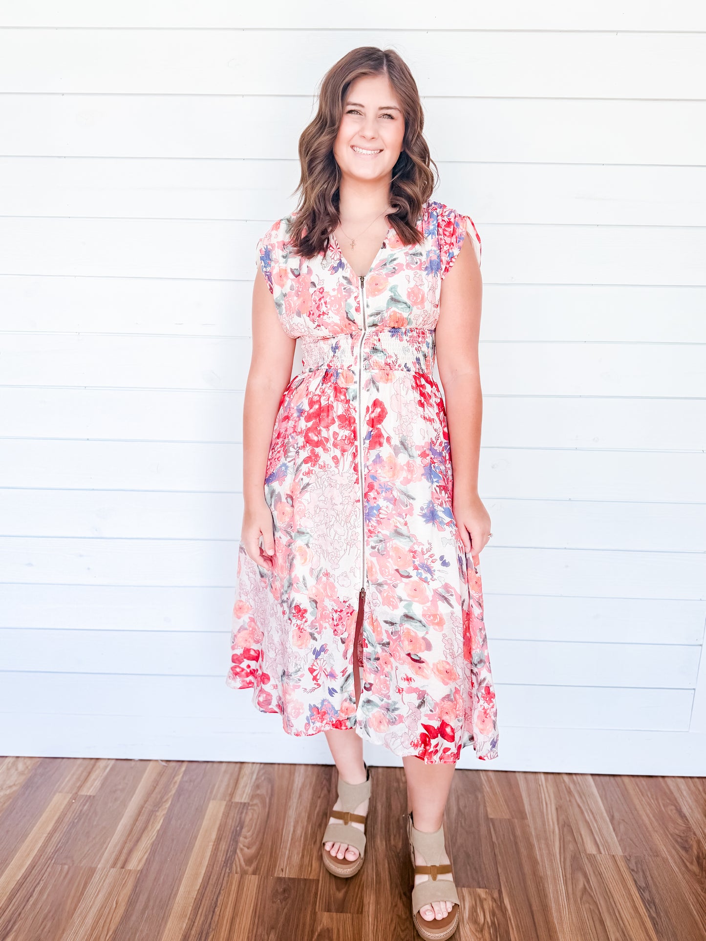 Wildflower Glow Midi Dress