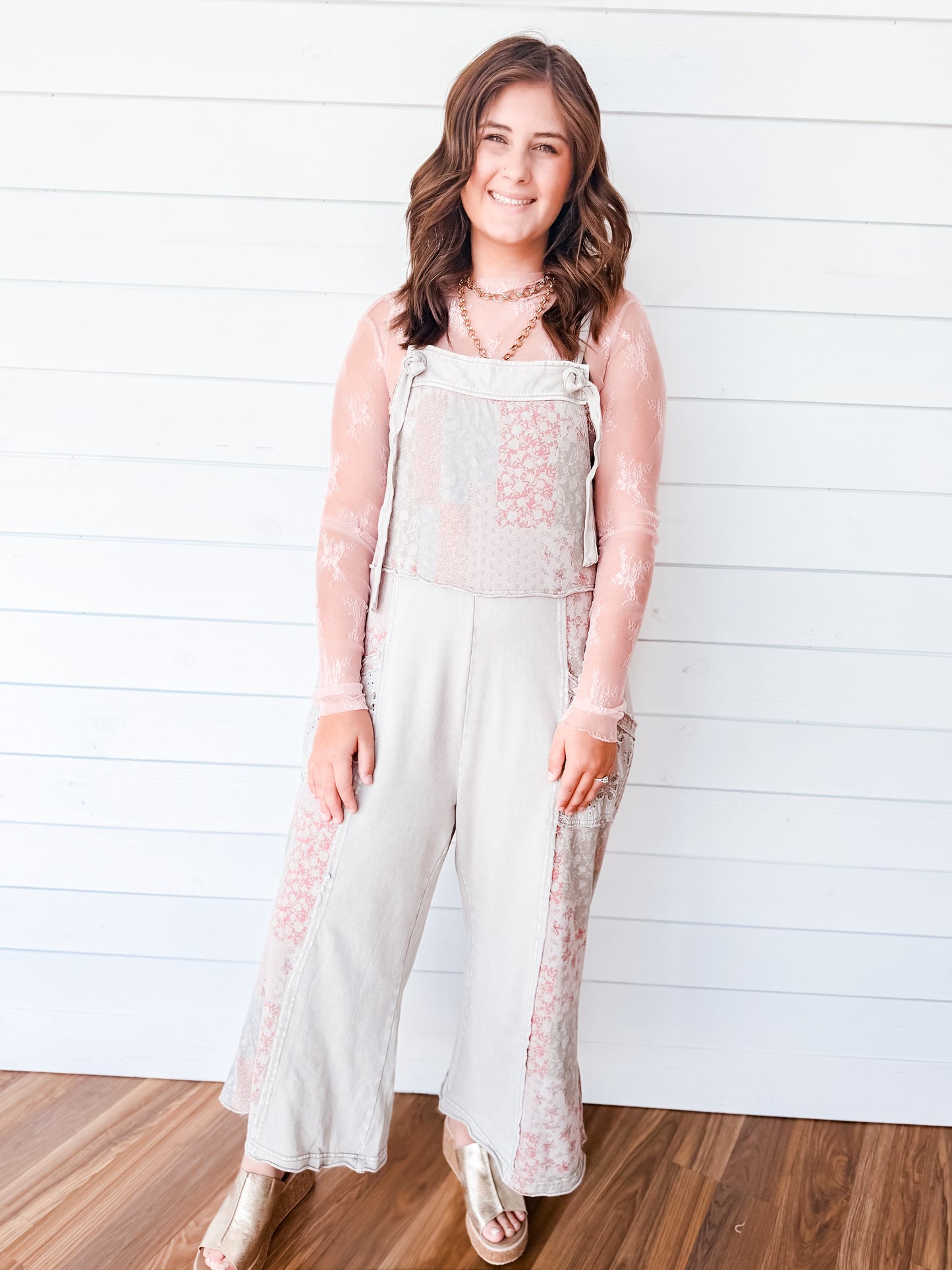 Stonewashed Patchwork Dream Jumpsuit