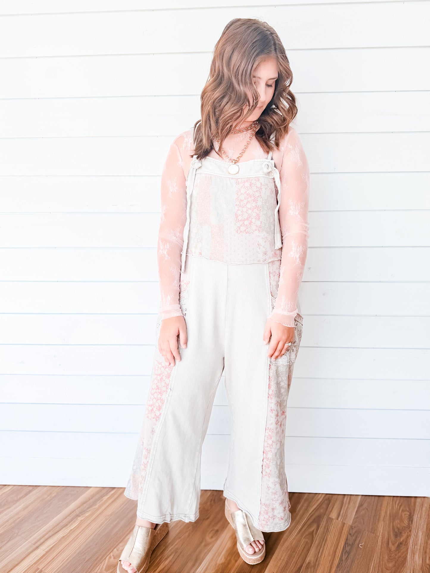 Stonewashed Patchwork Dream Jumpsuit
