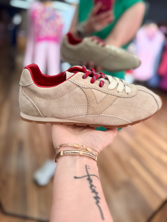 Victoria Aster Suede Sneaker
