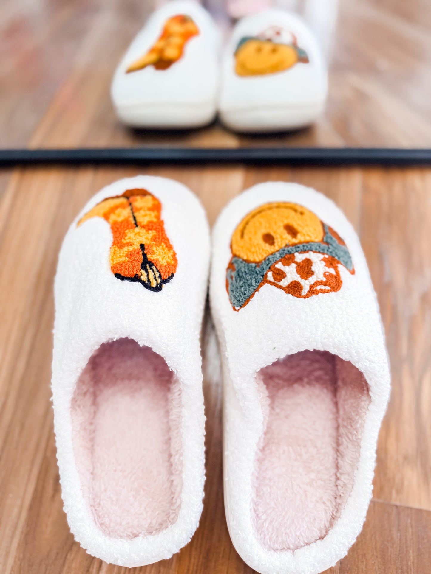 Western Smiley Slippers