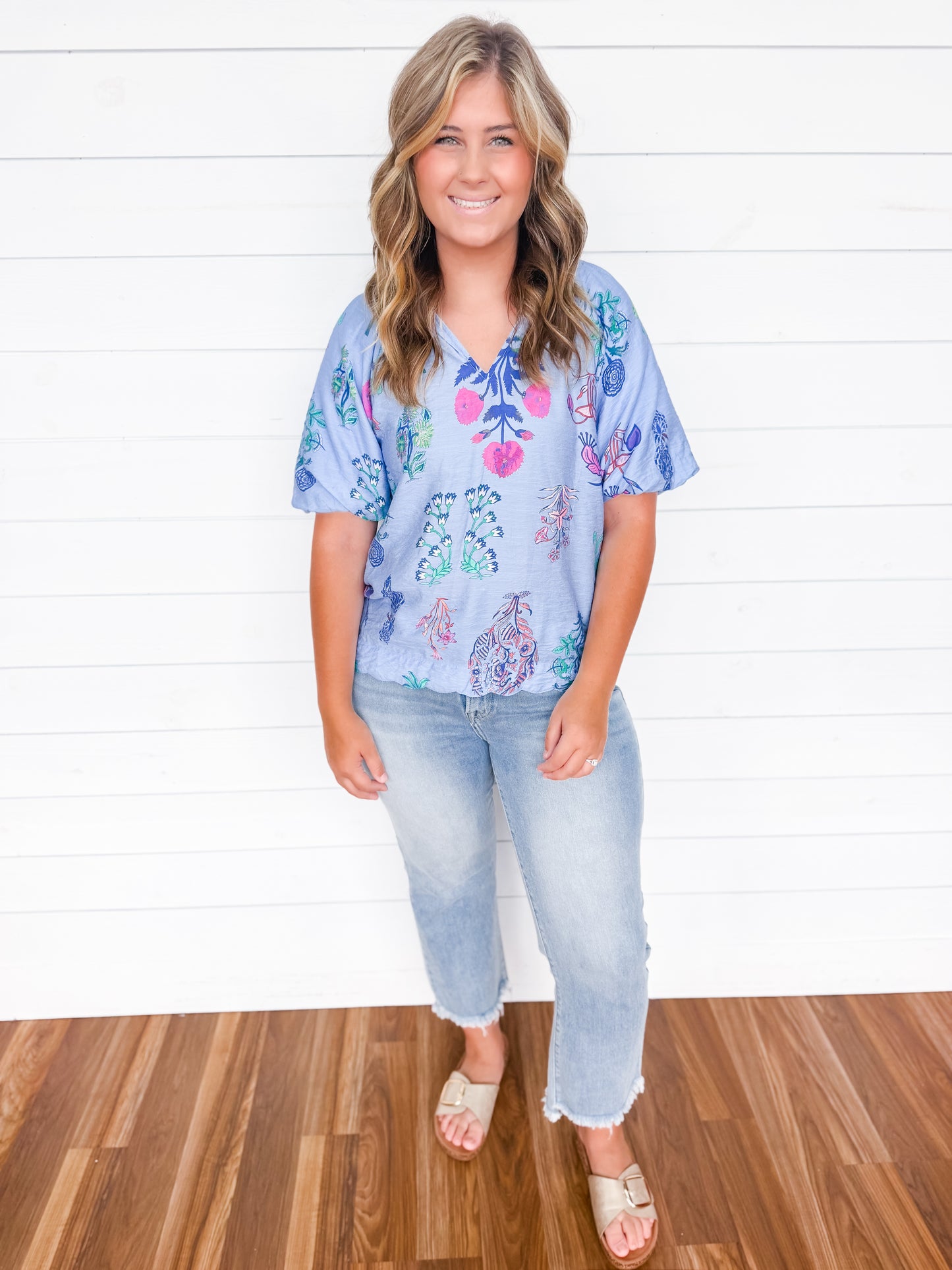 Cloud Nine Periwinkle Blouse