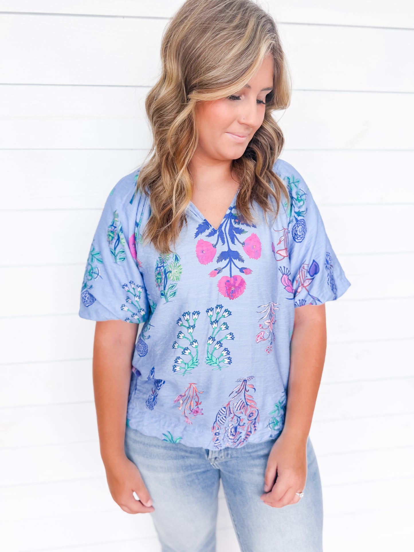 Cloud Nine Periwinkle Blouse