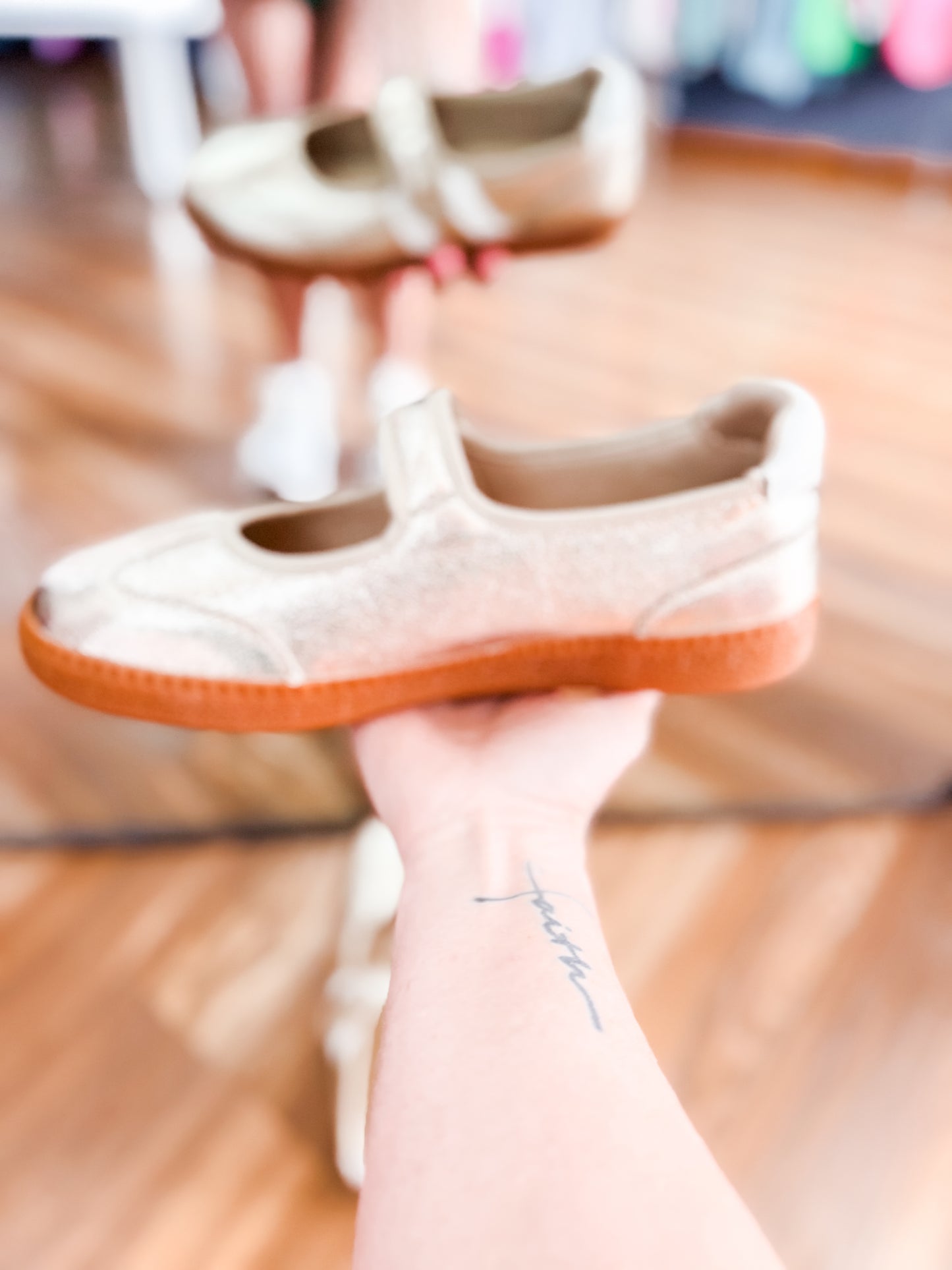 Corky's Gold Sneaker