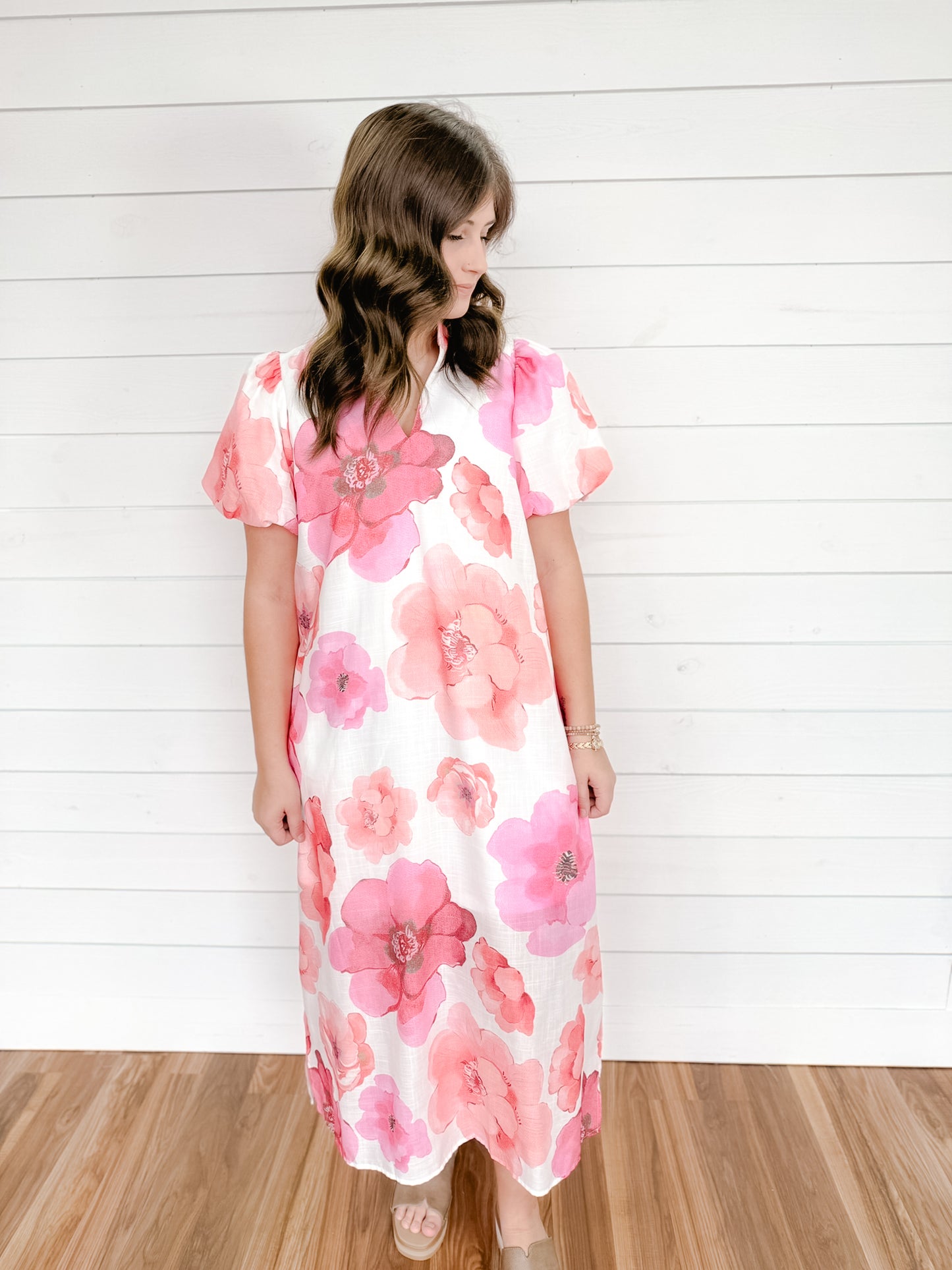 The Pink Petal Linen Dress
